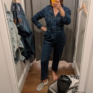 Madewell Denim Slim Coverall Jumpsuit